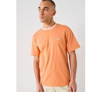 Lacoste Tipped Contrast Classic Fit T-Shirt, Orange, Size 2Xl, Men Orange