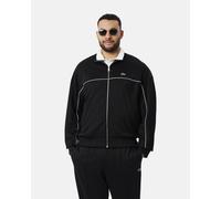 Lacoste Trim Accent Full Zip sweatshirt black white - M