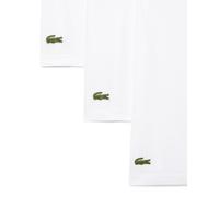 Lacoste Standard Fit 3 Pack T-Shirts - White, White, Size 2Xl, Men White