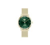 Lacoste Two Hand Quartz Movement Watch for Women CROCORIGIN Collection with Gold Colored Stainless Steel Bracelet - 2001475