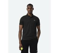 Lacoste Ultra Dry Branded Stripe Short Sleeve Polo Shirt Black - XS