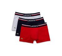 Lacoste Underwear Mens Big Croc Stretch Cotton Boxer Shorts 3 Pack