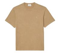 Lacoste Unisex Adult Heavy Cotton Washed T-Shirt - Beige - S - Beige