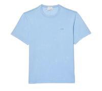 Lacoste Unisex Adult Heavy Cotton Washed T-Shirt - Light Blue - XS - Light Blue - 100% Mixed