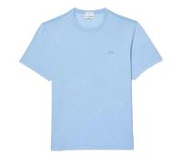 Lacoste Unisex Adult Heavy Cotton Washed T-Shirt - Light Blue - XS - Light Blue