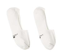 Lacoste Unisex Adult Logo Organic Cotton Jersey No-Show Socks (5.5 UK-8 UK) (White)