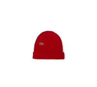Lacoste Unisex_Adult Rb0003 Beanie Hat, Red, One Size
