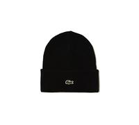 Lacoste Unisex_Adult Rb9825 Beanie Hat, Black, One Size