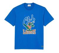 Lacoste Unisex Adult Signature Relaxed Fit T-Shirt - Blue - S - Blue