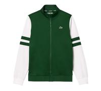 Lacoste Unisex Adult Sportsuit Striped Tennis Jacket (L) (Green/White)