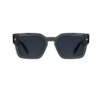 Lacoste Unisex Adult Sunglasses L6071S - Transparent Grey with Solid Blue Lens
