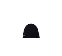 Lacoste Ribbed Wool Hat Size One size Midnight Blue