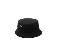 Lacoste Mens Organic Cotton Bucket Hat - Black - Size Large