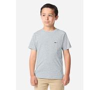Lacoste Unisex Cotton Crew Neck T-Shirt, Grey, Size 16 Years Grey