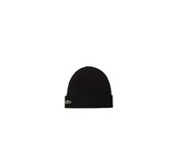 Lacoste Unisex Knit Beanie Black One Size