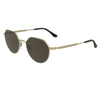 Lacoste Unisex L268S 710 Sunglasses Metal Gold Squared Normal