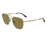 Lacoste Unisex Lacoste L269S 710 Sunglasses Metal Gold Brown Squared Normal