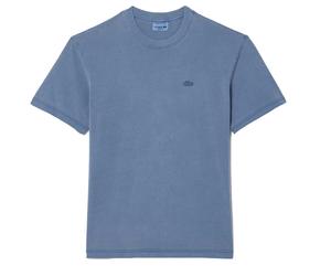 Lacoste Unisex Natural Dyed T-Shirt - Stone - XXS - Stone