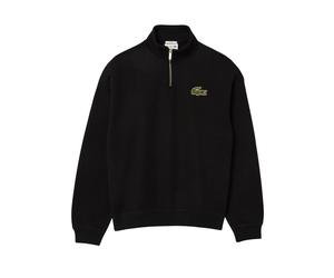 Lacoste Unisex Pullover - Black Cotton - Size Small