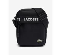 Lacoste Vertical Neocroc Shoulder Bag black white