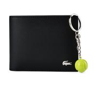 Lacoste Wallet RFID protection Leather 11 cm Gift box black
