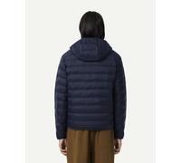 Lacoste Water-Repellent Down Hooded Windbreaker navy blue - L