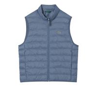 Lacoste Water-Repellent Puffed Windbreaker Vest Grey