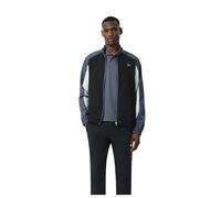 Lacoste Sport Printed Colour-Block tracksuit bluish grey black white - L