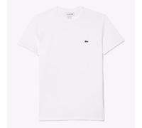 Lacoste White Pima Cotton Crew Neck T-Shirt