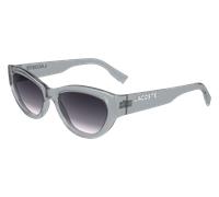 Lacoste Woman L6013S 035 Sunglasses Bio-inject Grey Grey Cat Eye Normal Shaded