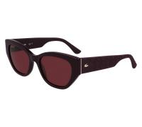 Lacoste Woman Lacoste L6047S 601 Sunglasses Acetate Bordeaux Squared Normal