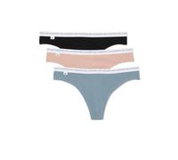 Lacoste Women's 8F1341 G-String Panties, Noir/ALLIAGE-Cachemire, XL