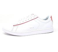 Lacoste Women's Carnaby Evo 319 9 SFA Sneakers, White (White/Pink B53), 5 UK