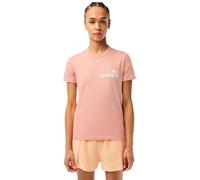Lacoste women's cotton T-shirt, pink XS