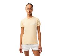 Lacoste women's cotton T-shirt, yellow XS