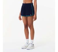Lacoste Womens Cotton Terry Contrast Accent Shorts in Blue - Size 6 UK