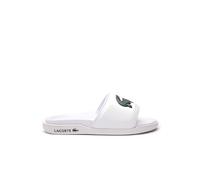 Lacoste Women's Croco DUALISTE 0922 2 CFA Sneakers, Wht/Dk Grn, 2.5 UK
