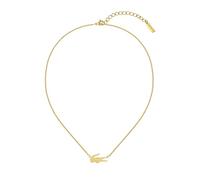 Lacoste Women's CROCODILE Collection Pendant Necklace available in silver, yellow gold or carnation gold