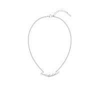 Lacoste Women's CROCODILE Collection Pendant Necklace available in silver, yellow gold or carnation gold