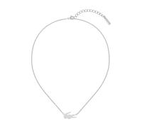 Lacoste Women's CROCODILE Collection Pendant Necklace available in silver, yellow gold or carnation gold