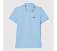 Lacoste Womens Fit Petit Polo Shirt in Blue - Size 8 UK