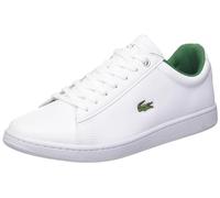 Lacoste Women's Hydez Leather Sneaker, White/Green, 11