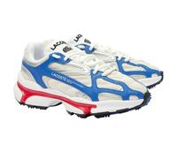 Lacoste Womens L003 2K24 Trainers - White/Red - 3 UK - White/Red - 100% Mixed