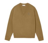 Lacoste Women's Carded Moss Stitch Relaxed Fit Jumper - Brown - Brown - 6 UK