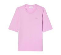 Lacoste Womens/Ladies Cotton Soft 3/4 Sleeve T-Shirt - Pink - 6 UK - Pink