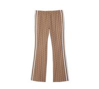 (14 UK, Beige) Lacoste Womens/Ladies Monogram Flared Jogging Bottoms