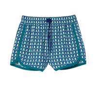 Lacoste Womens/Ladies Motif Draped Shorts - Blue - Blue - 14 UK S