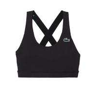 Lacoste Womens/Ladies Stretch Breathable Sport Bralette - Black - Black - L