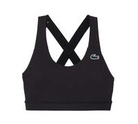 Lacoste Womens/Ladies Stretch Breathable Sport Bralette - Black - Black - S