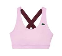 Lacoste Womens/Ladies Stretch Breathable Sport Bralette - Pink - Pink - S